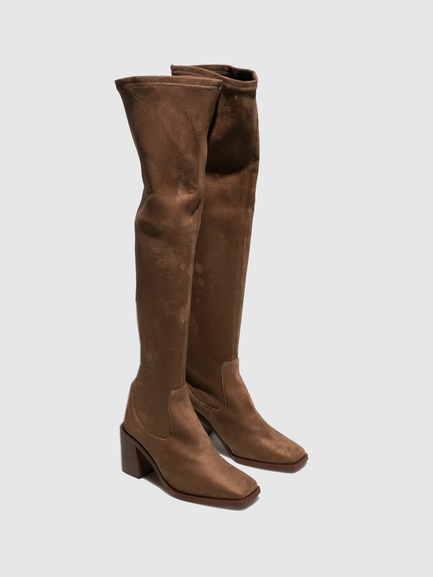 Foreva Botas acima do Joelho em Taupe